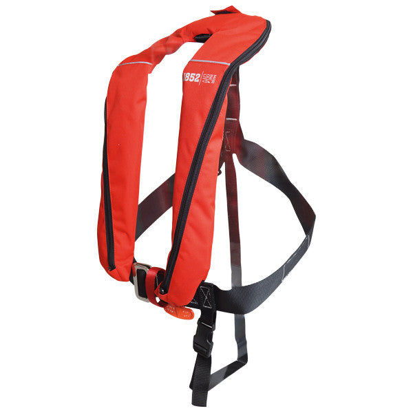 1852 Aero väst ISO 165N 33g HR röd med harness