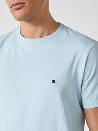 Chris T-shirt – Blå pastel